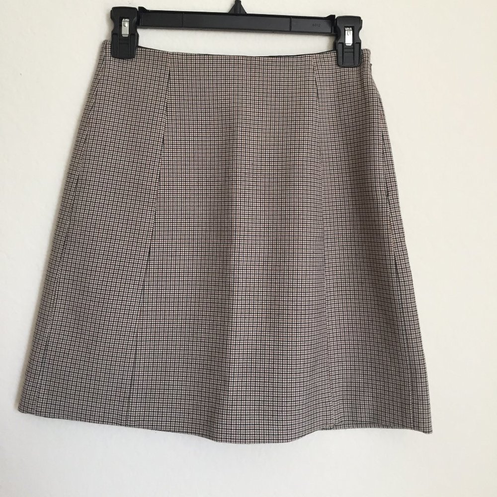 Aritzia Babaton The Hopper Plaid Skirt Sz 0